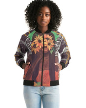 Load image into Gallery viewer, brown gurl Women&#39;s Bomber Jacket
