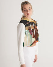 Load image into Gallery viewer, BLK WOMAN Women&#39;s Cropped Hoodie
