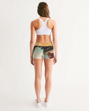 Load image into Gallery viewer, BLK WOMAN Women&#39;s Mid-Rise Yoga Shorts
