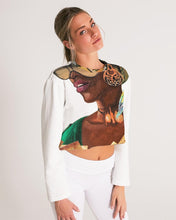 Load image into Gallery viewer, BLK WOMAN 2 Women&#39;s Cropped Sweatshirt
