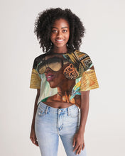 Load image into Gallery viewer, BLK WOMAN Women&#39;s Lounge Cropped Tee
