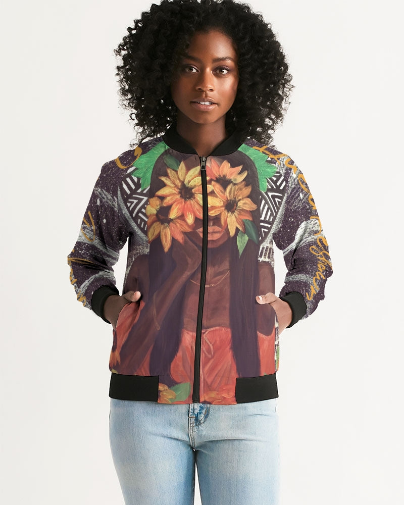 brown gurl Women's Bomber Jacket