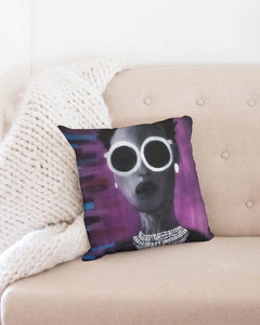 IM JUST FINE  Throw Pillow Case 16"x16"