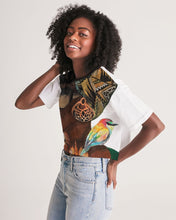 Load image into Gallery viewer, BLK WOMAN 2 Women&#39;s Lounge Cropped Tee
