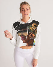 Load image into Gallery viewer, BLK WOMAN 2 Women&#39;s Cropped Hoodie
