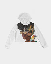 Load image into Gallery viewer, BLK WOMAN 2 Women&#39;s Cropped Hoodie
