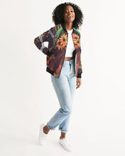 Load image into Gallery viewer, brown gurl Women&#39;s Bomber Jacket
