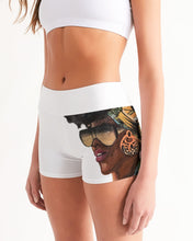 Load image into Gallery viewer, BLK WOMAN 2 Women&#39;s Mid-Rise Yoga Shorts
