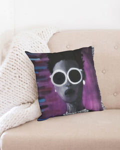 IM JUST FINE  Throw Pillow Case 18"x18"