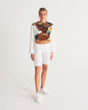 Load image into Gallery viewer, BLK WOMAN 2 Women&#39;s Cropped Sweatshirt
