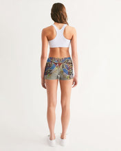Load image into Gallery viewer, PEACE BE STILL Women&#39;s Mid-Rise Yoga Shorts
