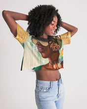 Load image into Gallery viewer, BLK WOMAN Women&#39;s Lounge Cropped Tee
