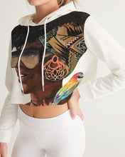 Load image into Gallery viewer, BLK WOMAN 2 Women&#39;s Cropped Hoodie
