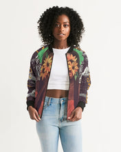 Load image into Gallery viewer, brown gurl Women&#39;s Bomber Jacket
